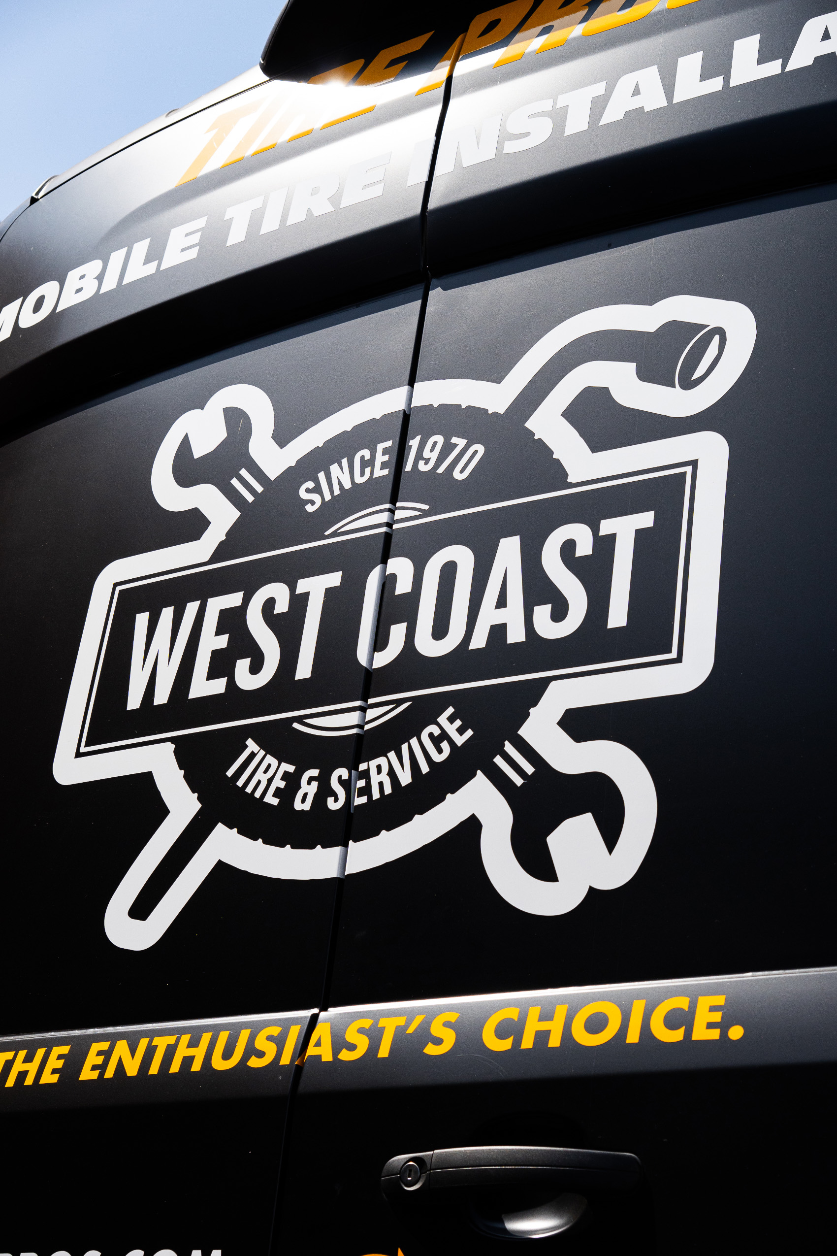 Our mobile service van equipped for on-the-go services